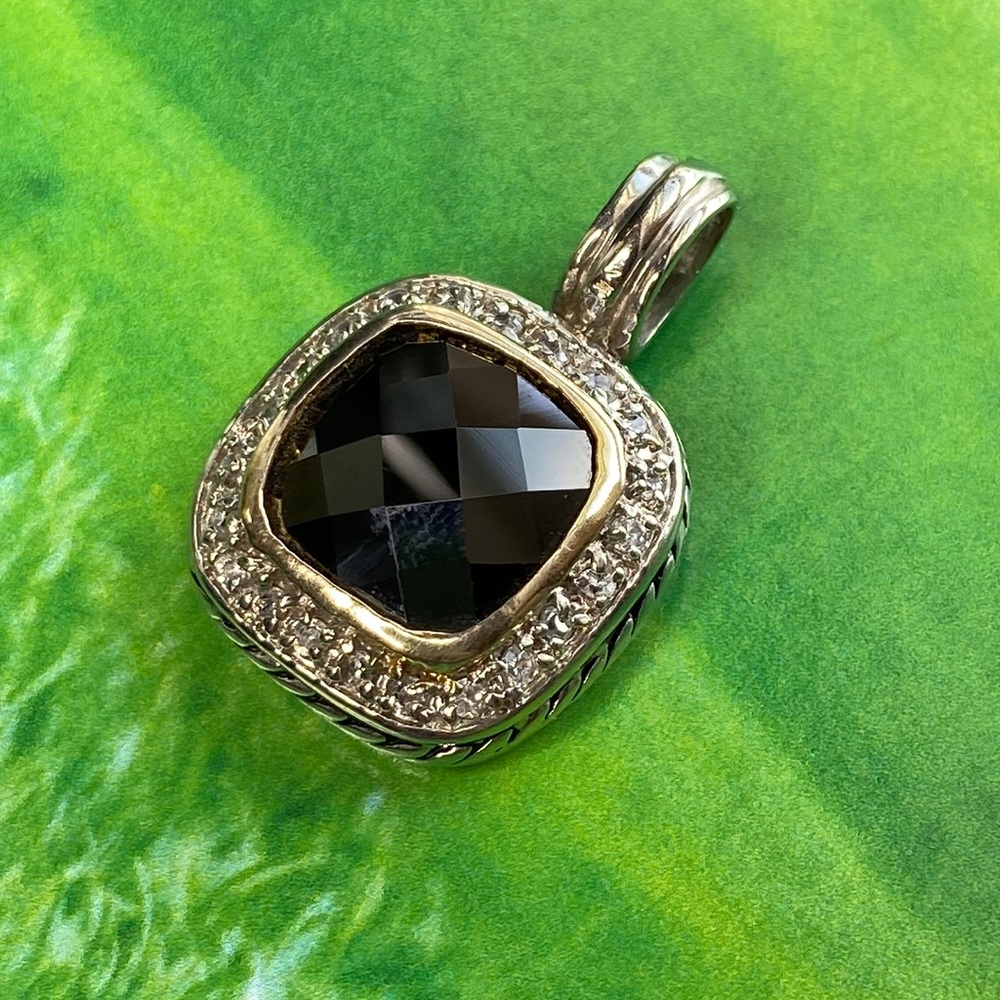David Yurman Style Marcasite Pendant